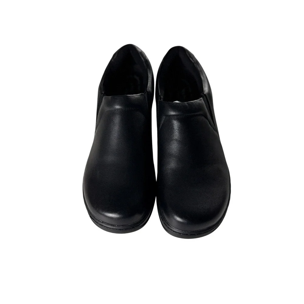 Spring Step Woolin Black Slip On Work Shoes Oil Skid Resistant‎ Mens 10 NWOB